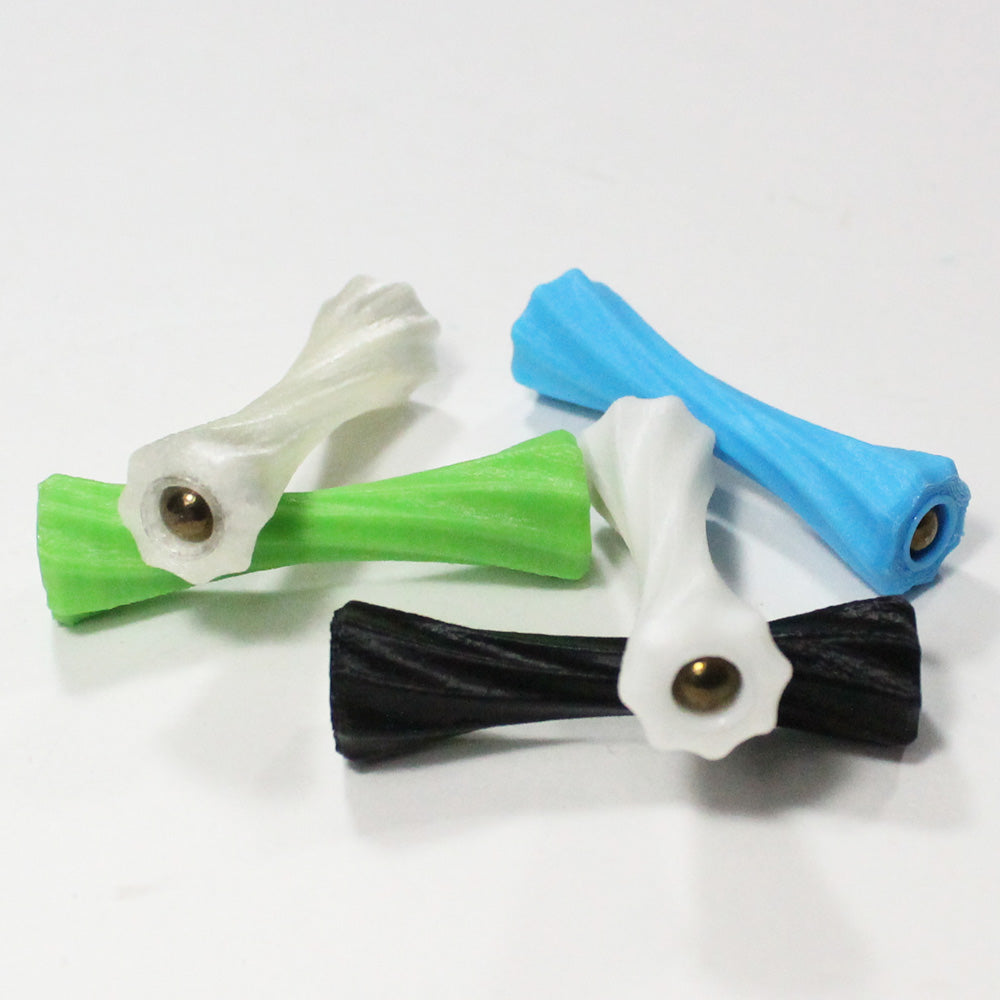 Braindeef TWZTD Stiffy Knuckle Roller Begleri Skill Toy - with Weighted Stainless Balls in Ends - - YoYoSam