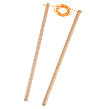 Henrys Diabolo Replacement Handsticks Beach 37cm - Wooden Diabolo Sticks - YoYoSam