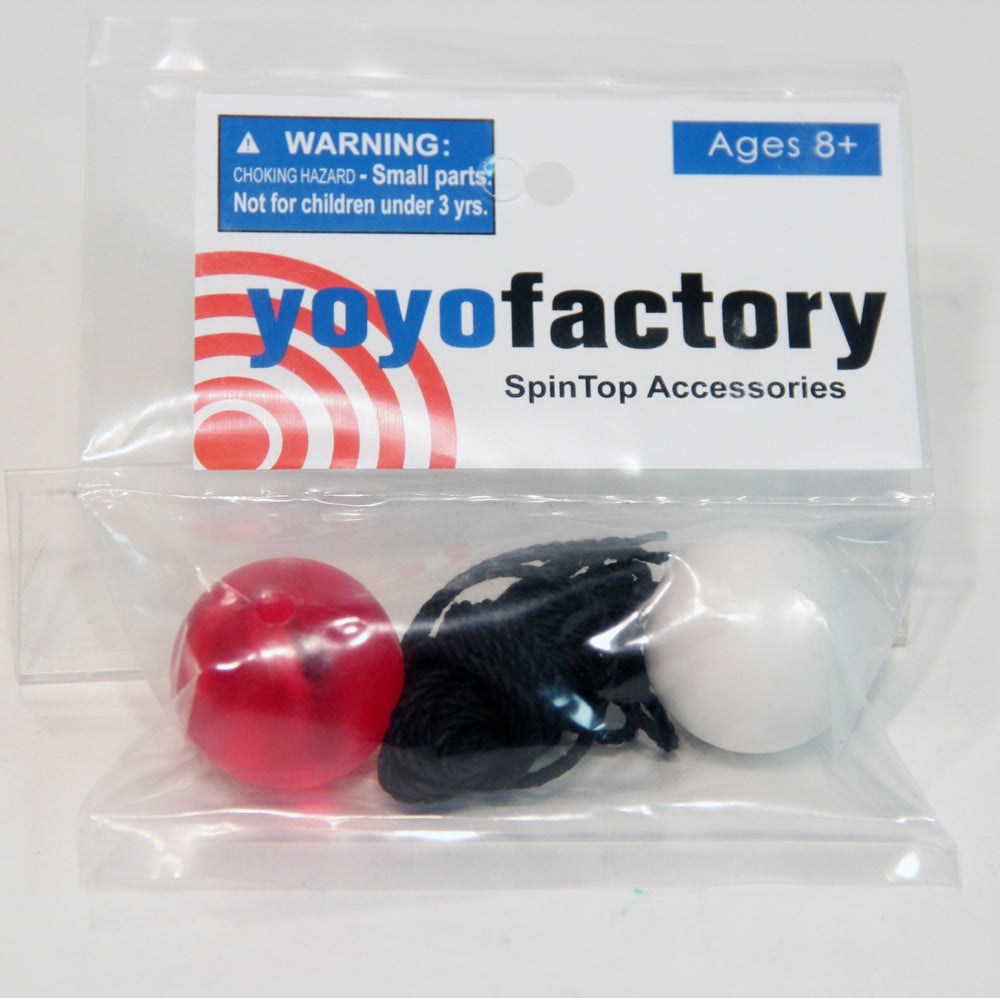 YoYoFactory Spin Top Accessories String and Button Kit (Colors Vary) - YoYoSam