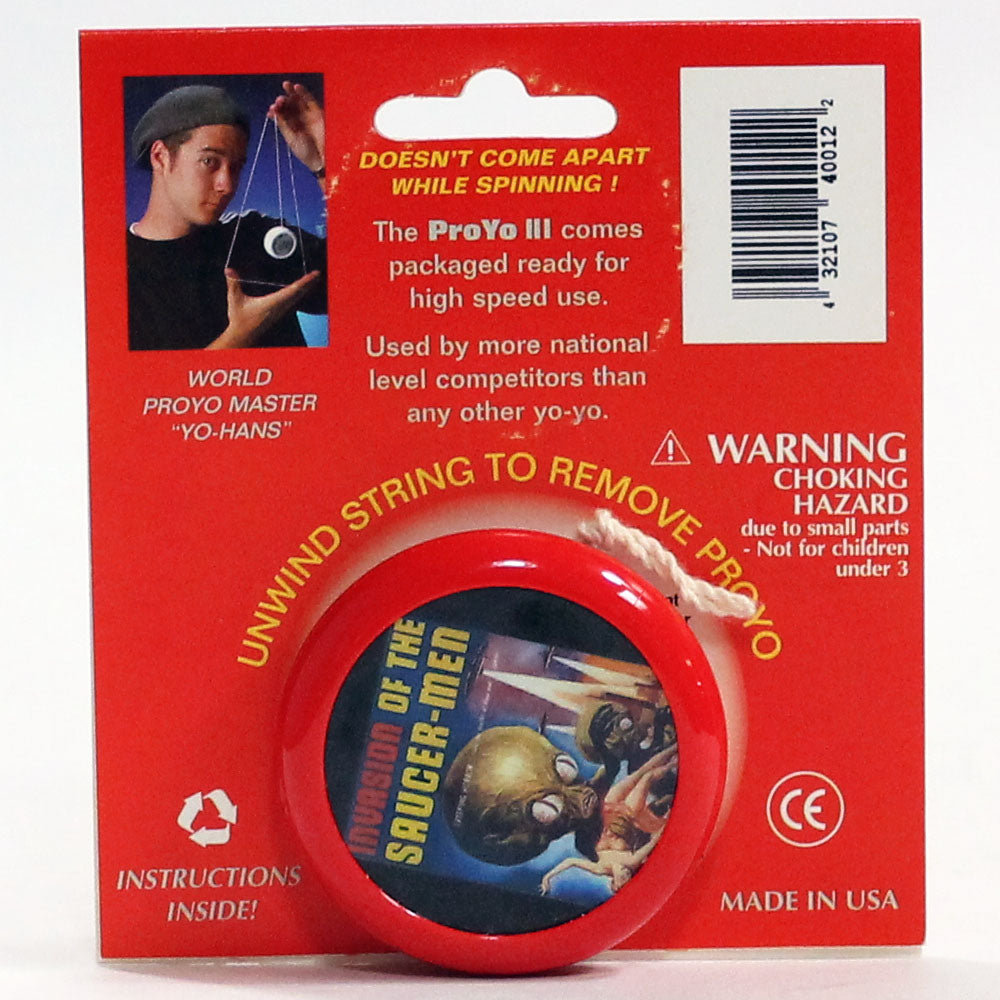 ProYo III Special Edition RARE YoYoSpin Invasion of the Saucer-Men Numbered Custom Vintage Yo-Yo - YoYoSam