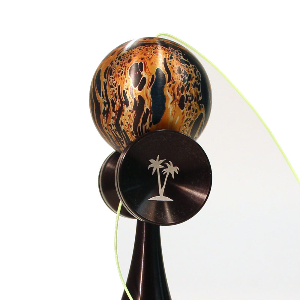 Bahama Kendama Amazing Aluminum Kendama - Annodize Solids and Splash - Comes in Wooden Box - YoYoSam