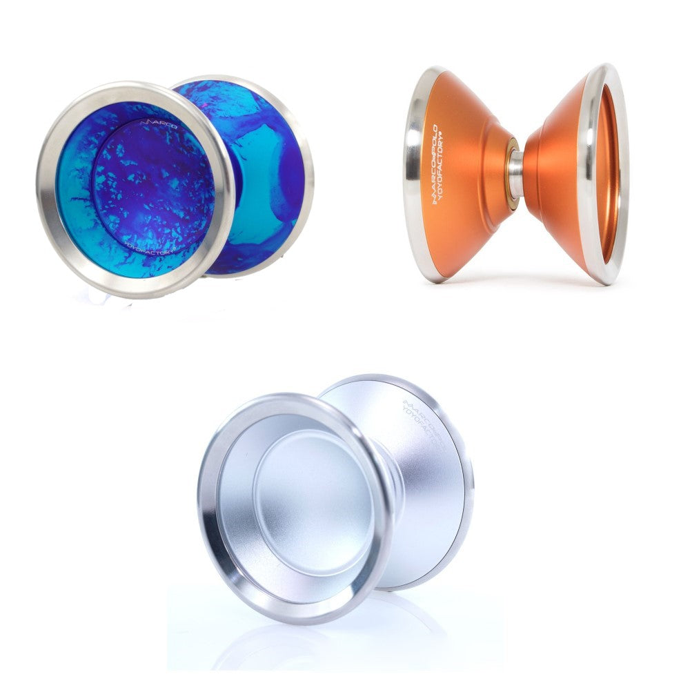 YoyoFactory Marco - Horizon for POLO Bi -Metal Yo-Yo - Polo Garbkamol Signature Yo-Yo! - YoYoSam