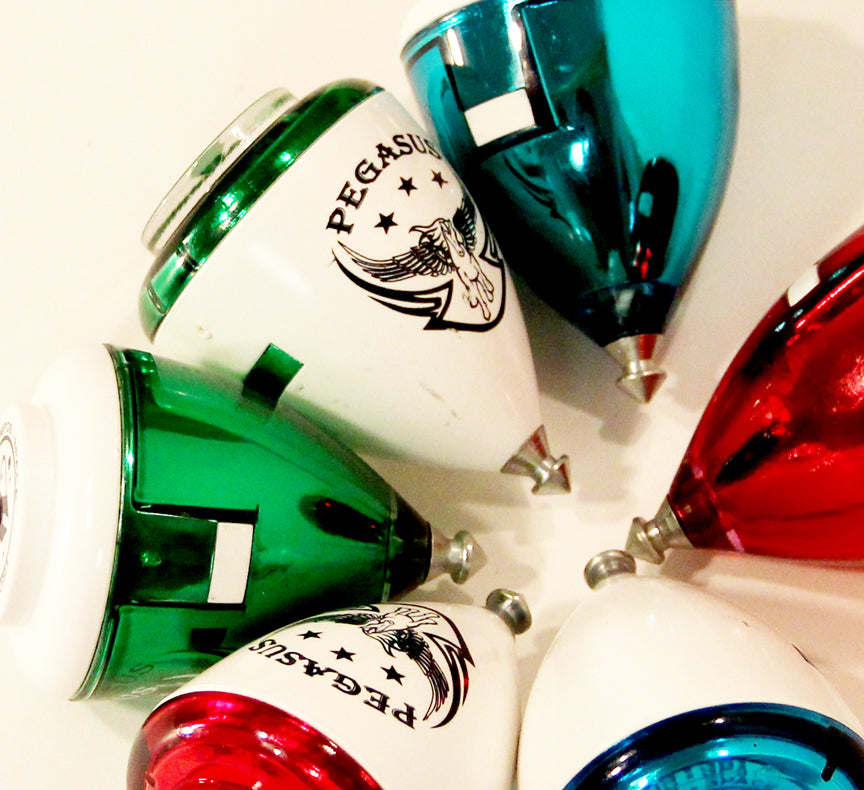 Trompos Space SL Spin Top Pegasus - Fixed Tip SpinTop - YoYoSam