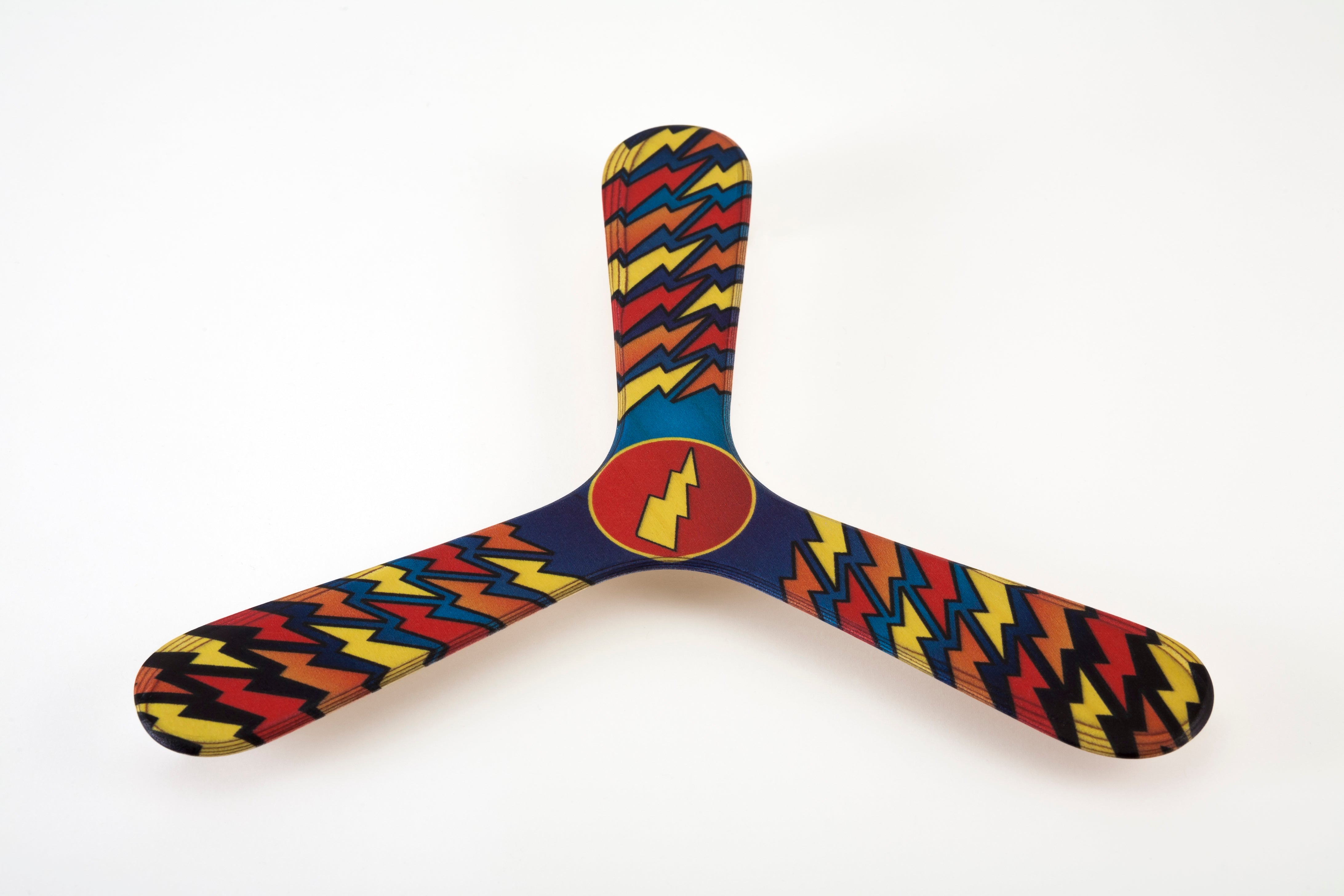 Wallaby Boomerang Three Wing Birch, Hand Crafted, Digitally Printed and Signed, Great for Beginners - YoYoSam