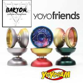 yoyofriends Baryon Yo-Yo - Compact Sized Bi-Metal YoYo