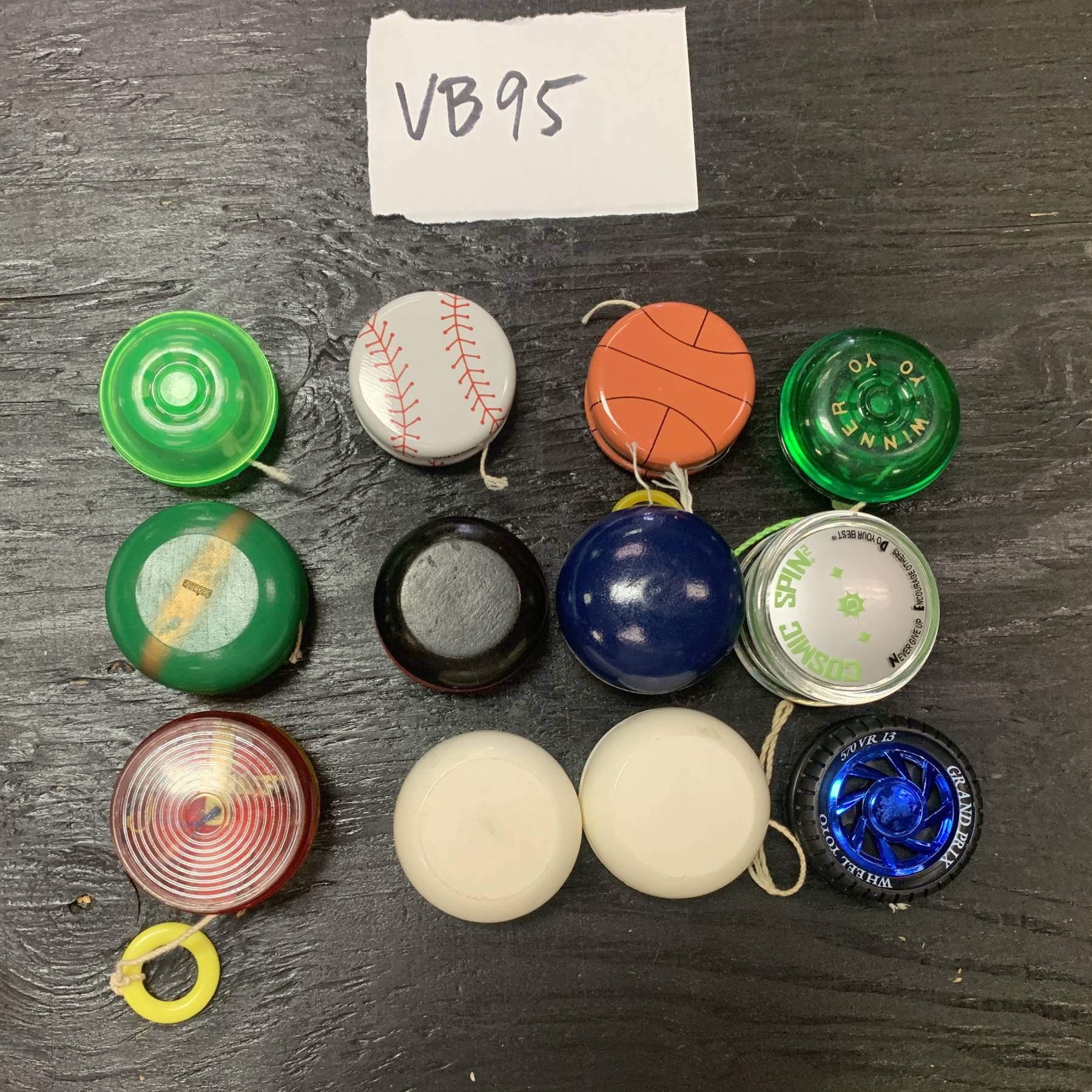 Vintage Lot of Advertising, Beginner, Novelty Yo-Yos -Various styles and colors — view 2