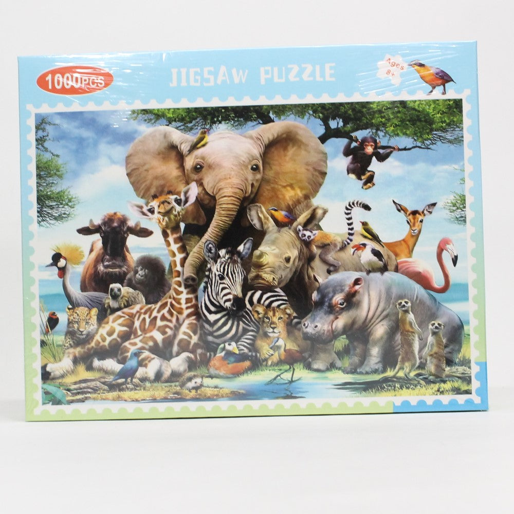 DCBA HGFE 1000 Piece Jigsaw Puzzle - 27.55 x 19.68 in - Learning Tool - Brain Teaser - Memory Game - YoYoSam