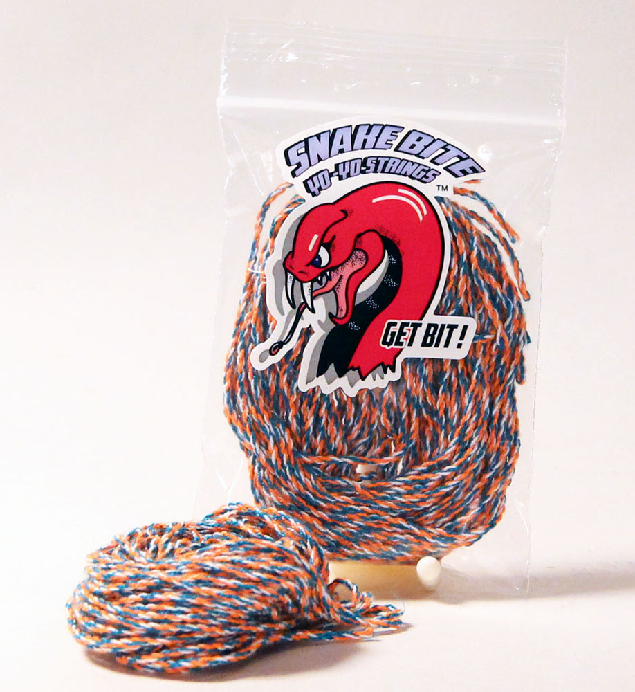 Snake Bite Yo-Yo Strings - 100% Polyester multi-color Yo Yo Strings - 10 pack - YoYoSam