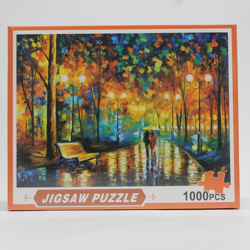 DCBA HGFE 1000 Piece Jigsaw Puzzle - 27.55 x 19.68 in - Learning Tool - Brain Teaser - Memory Game - YoYoSam