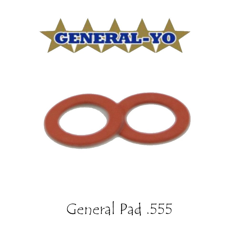GENERAL-YO Response Yo-Yo Pads - Gen Pad 19mm Pad, Hat Pad 20mm Pad - Choose Your Style- 1 Pair - YoYoSam