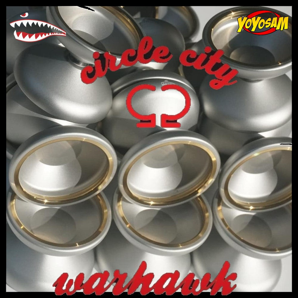 Circle City YoYos Warhawk P40 Yo-Yo - Bi-Metal YoYo - Many Extras - YoYoSam