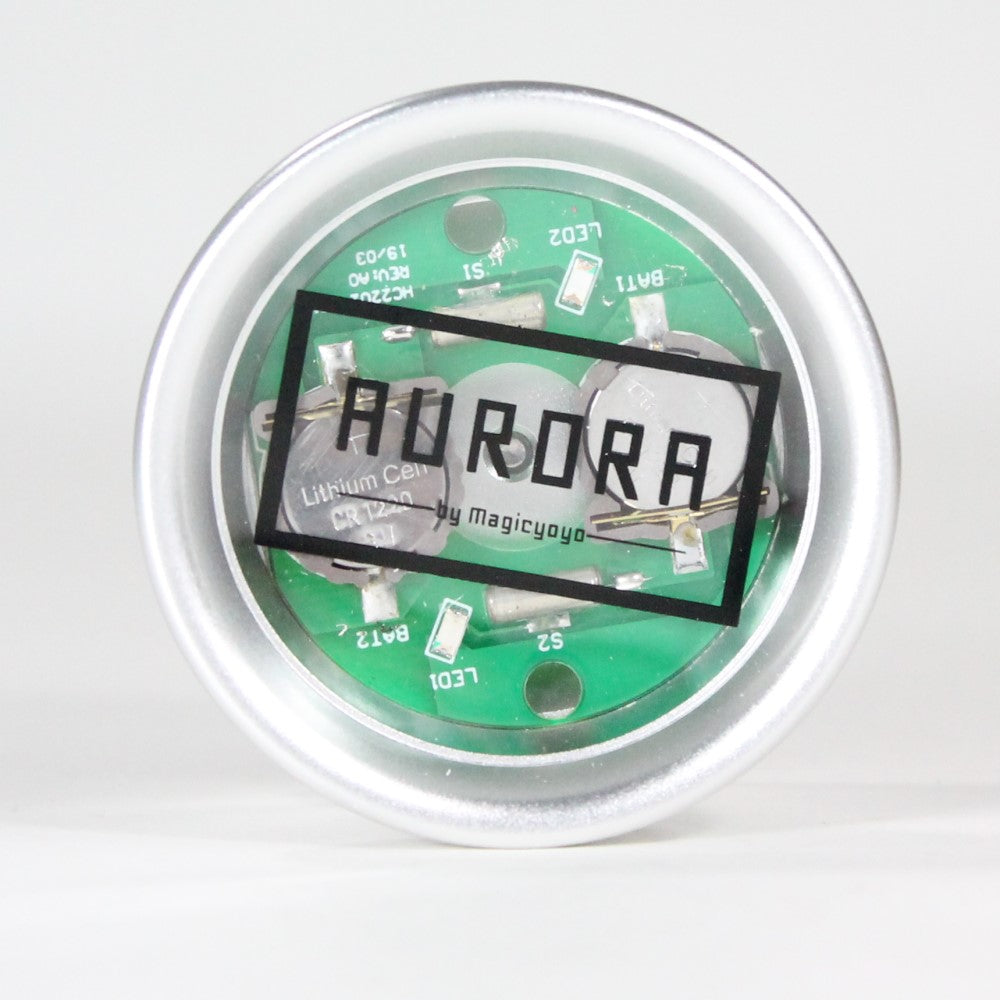 MAGICYOYO Aurora LED Yo-Yo - Multi Colored Lights - 6061 Aluminum YoYo - YoYoSam