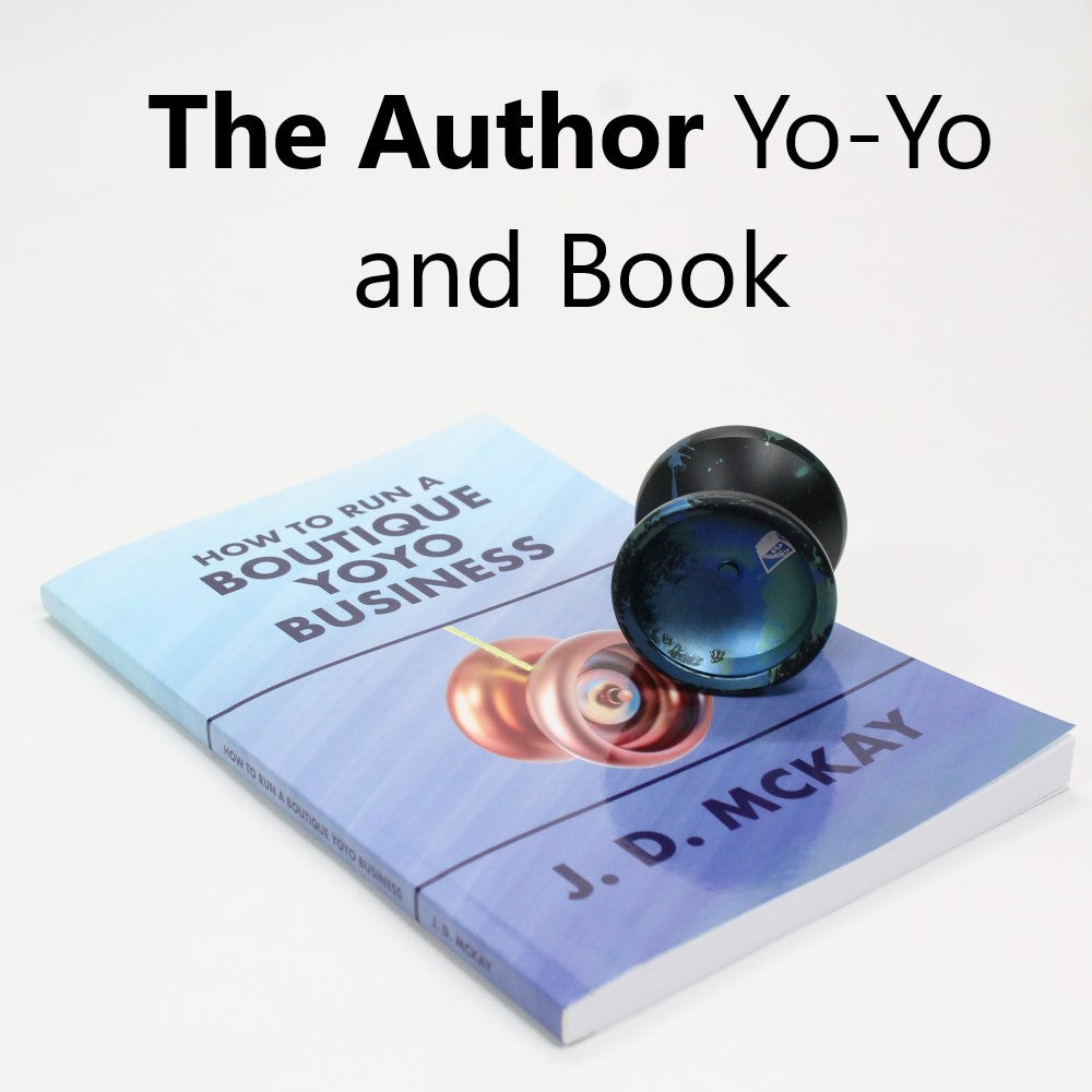 Rain City Skills The Author Yo-Yo - Powerful Light Weight YoYo - Includes J.D. McKay's Book “How to Run a Boutique Yoyo Business” - YoYoSam
