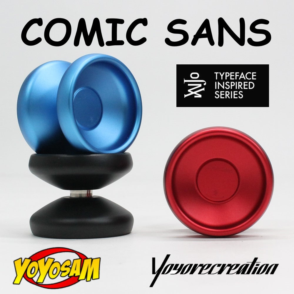 Yoyorecreation Comic Sans Yo-Yo - Typeface Inspired Series YoYo - YoYoSam