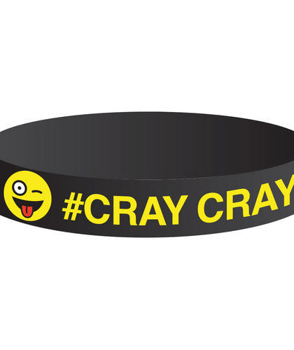 Mega Fun Moody Bands - 3/4" Silicone Band - Emoji Face with Saying - YoYoSam