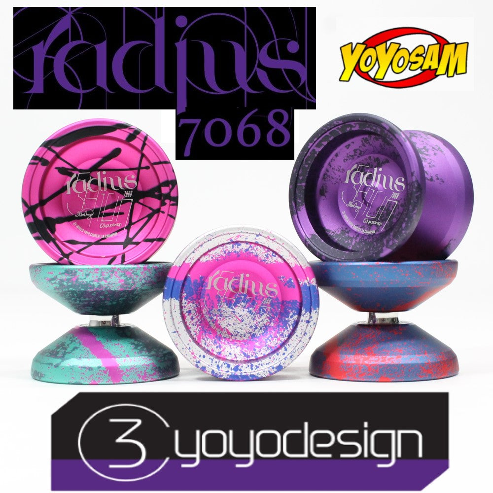 C3yoyodesign Radius Yo-Yo - 7068 Aluminum YoYo - Shion Araya Signature Yo-Yo! - YoYoSam