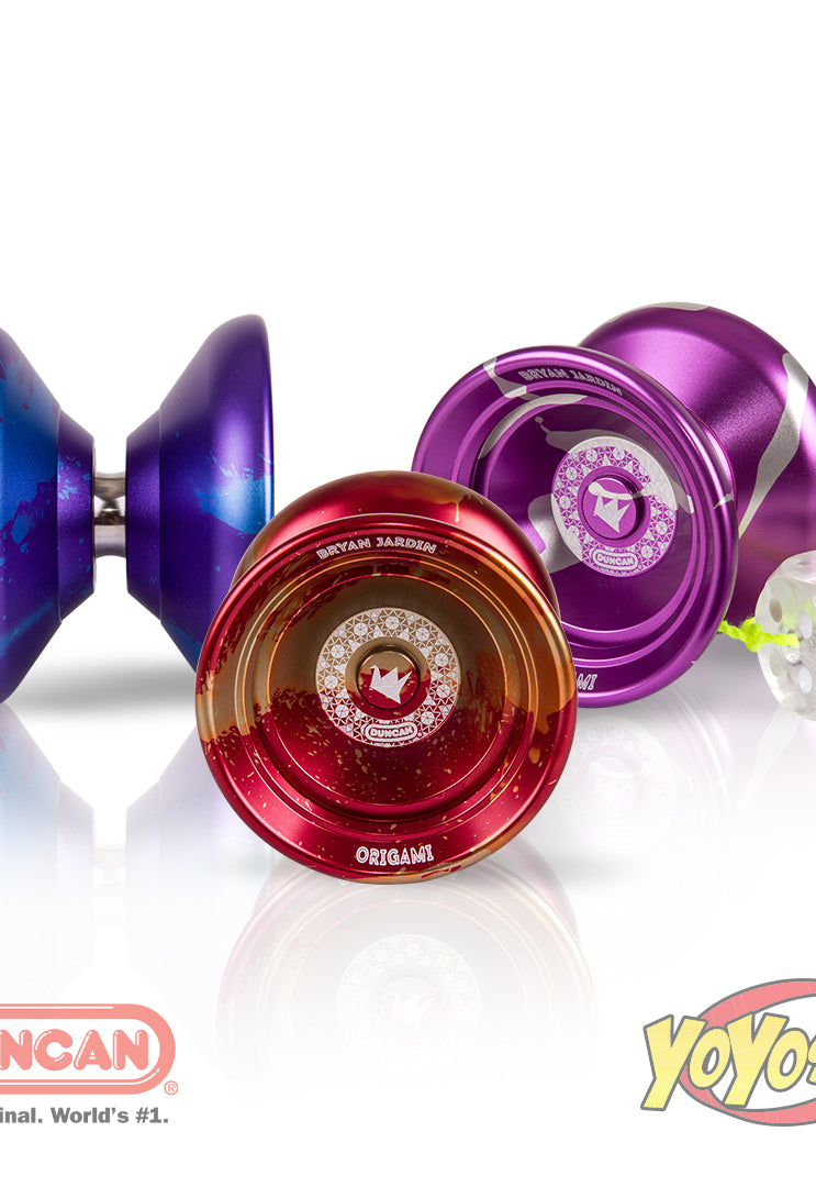 Duncan Origami Aluminum Yo-Yo with Dice Counterweight Signature Model of Bryan Jardin
