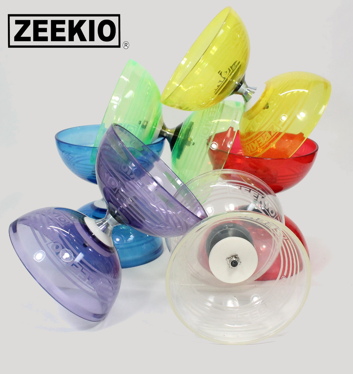 Zeekio Spin Master Diabolo Set- Triple bearing, Fiberglass Sticks and String - YoYoSam