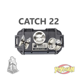 YoYoFactory Catch 22 Yo-Yo - Sturdy Pelican Case - Full Body Titanium YoYo - Available 2/22/22