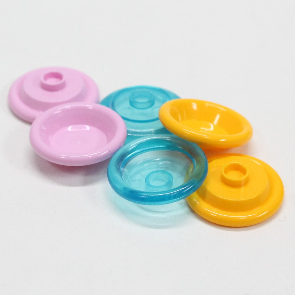 Rain City Skills Lego Fingerspin Plates Yo-Yo- 6 Pack Multi Color - YoYo Finger Spin Trick - YoYoSam