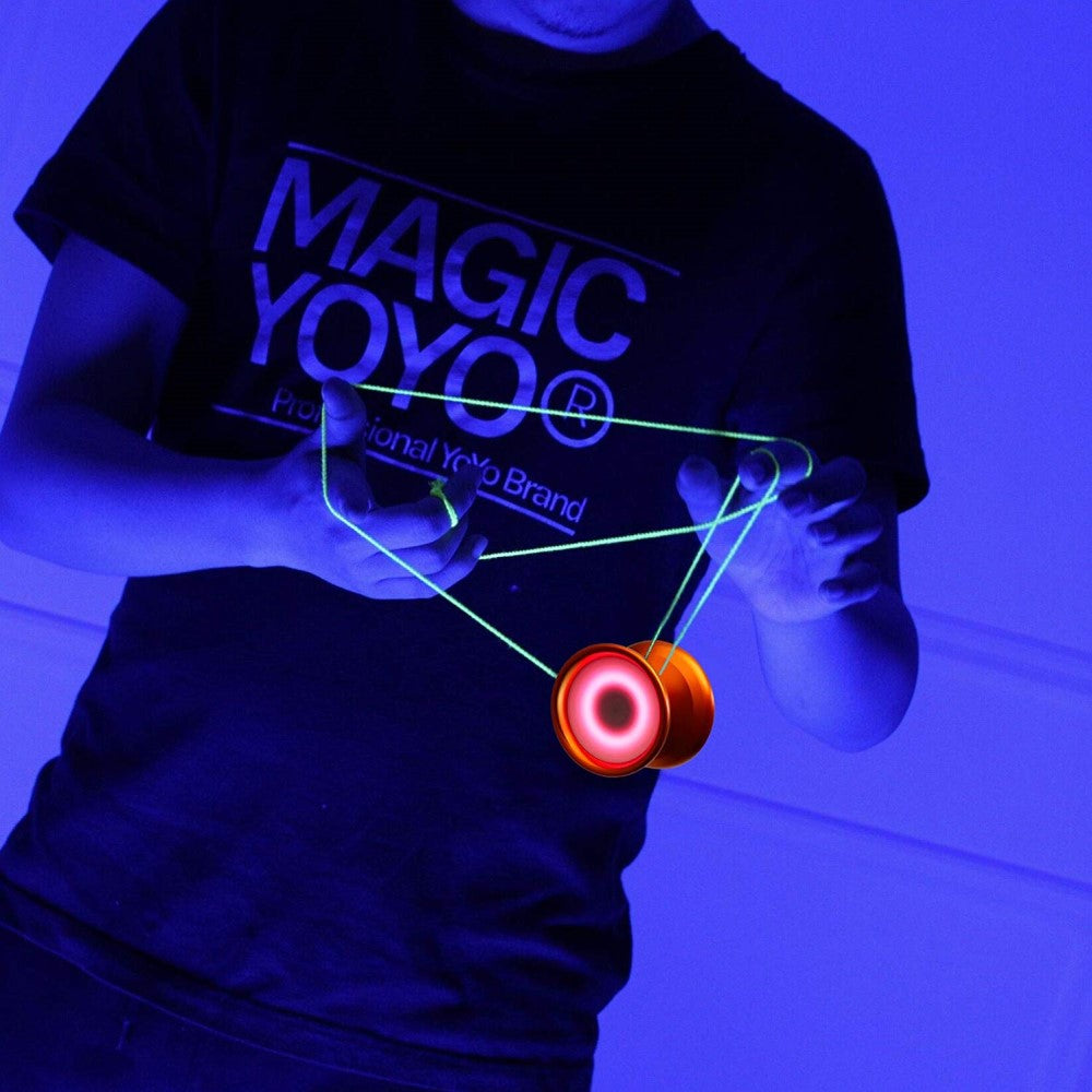 MAGICYOYO Aurora LED Yo-Yo - Solid Color Lights - 6061 Aluminum YoYo - YoYoSam