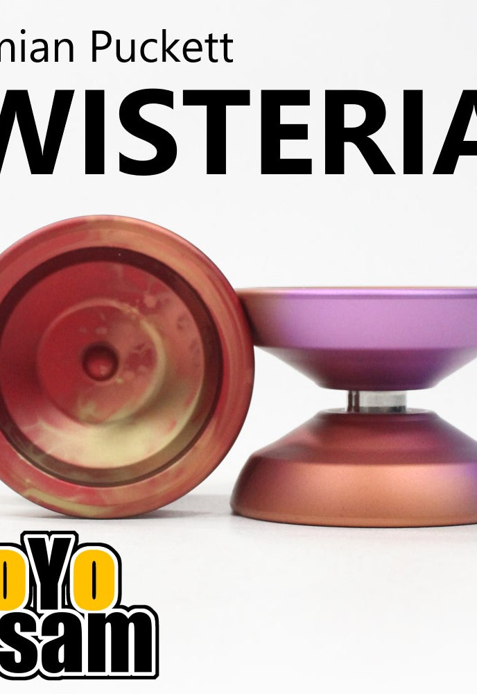 Damian Puckett Wisteria Yo-Yo -Mono-Metal - Aluminum Full Size YoYo