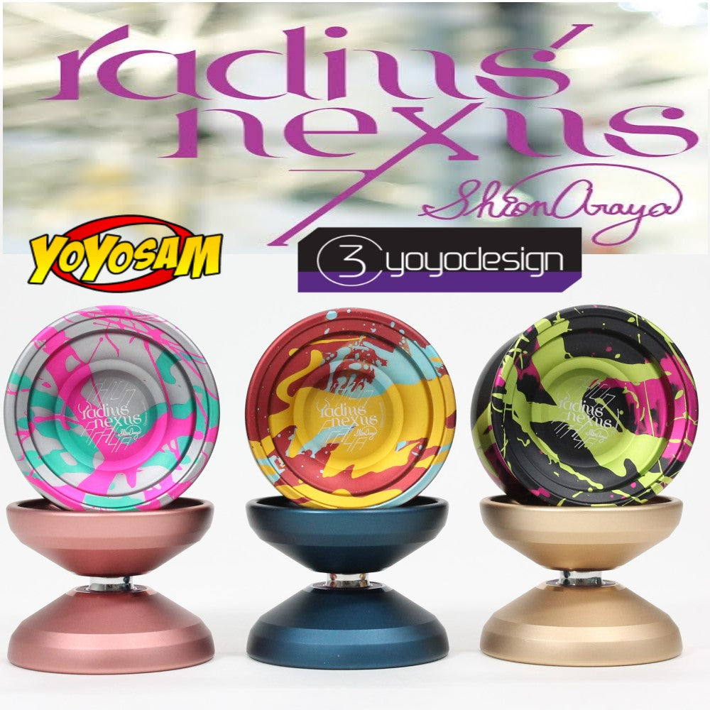 C3yoyodesign Radius Nexus Yo-Yo - World Champion Shion Araya Signature YoYo - YoYoSam