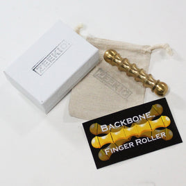 Zeekio Brass Backbone Finger Roller Skill Toy- Knuckle Roller Begleri with Stickers and Gift Box - YoYoSam