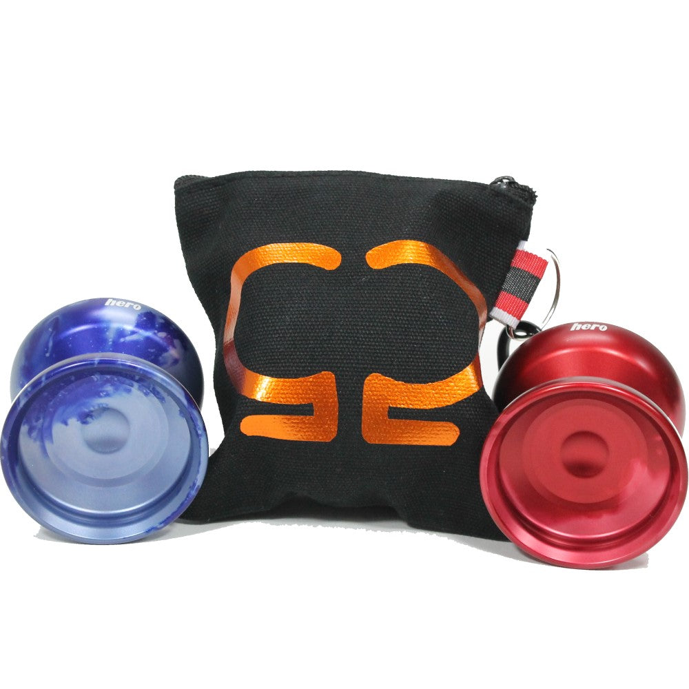 Circle City YoYos Hero Yo-Yo - 7075 T6 Aluminum Competitive YoYo with Zippered Pouch! - YoYoSam