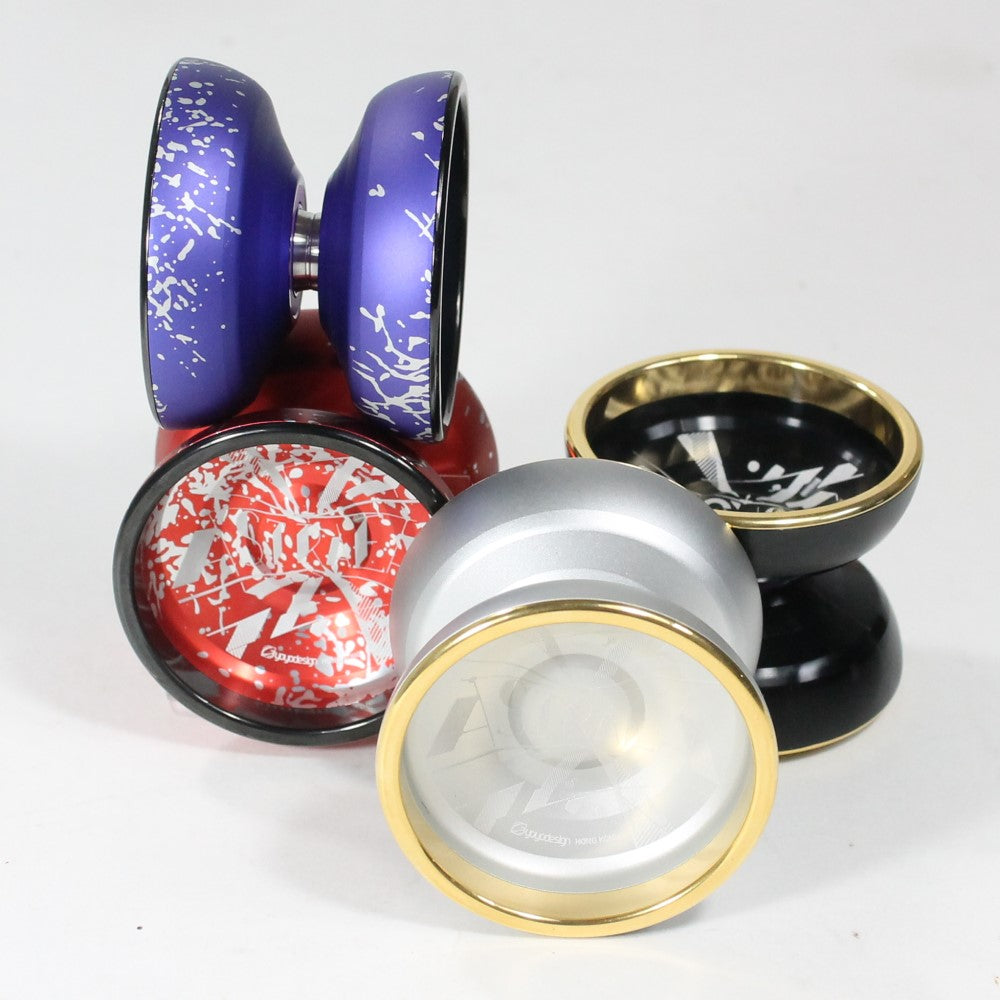 C3yoyodesign Astraea Yo-Yo - Bi-Metal YoYo - 6061 Aluminum with Stainless Steel Rims - YoYoSam