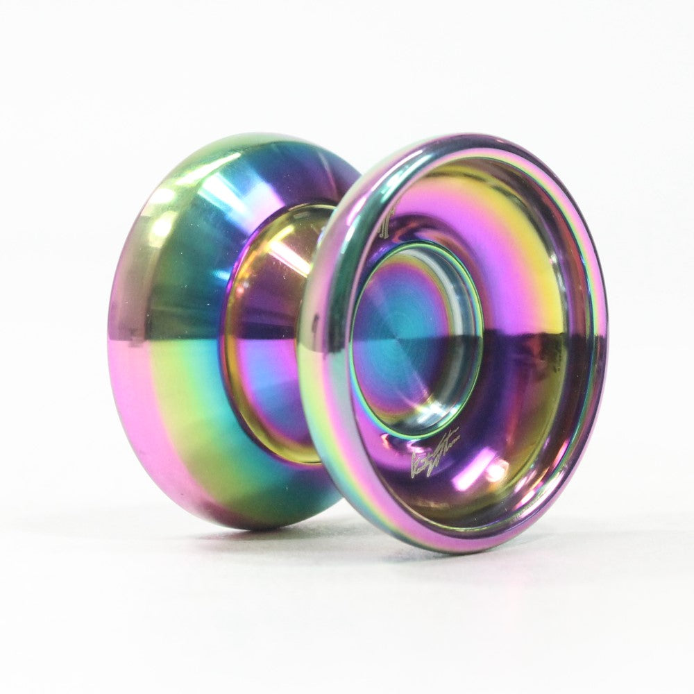 YoYoFactory Steel Shutter YoYo Undersized YoYo Signature of World