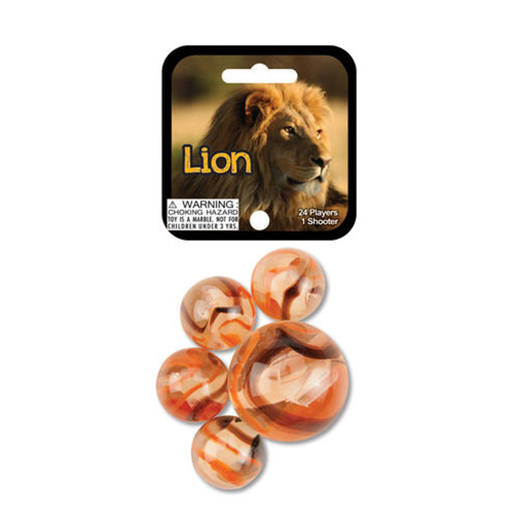 Mega Marbles Themed Marbles- 24 Player Marbles (5/8'') - 1 Shooter (1'')- - YoYoSam