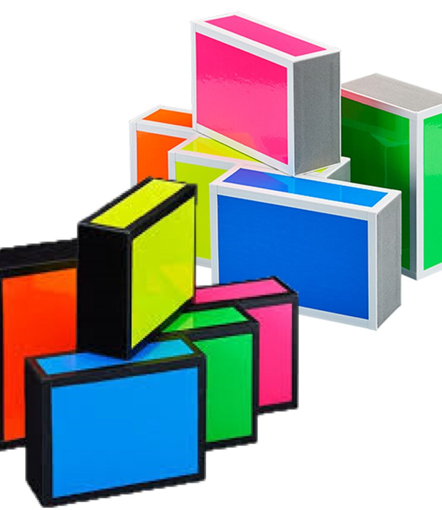 Henrys Juggling Wooden Cigar Box - Bright Neon Colors - YoYoSam