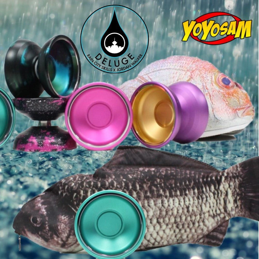 Rain City Skills x Jordan Walker Deluge Yo-Yo -Bi-Metal 7075 Aluminum YoYo - YoYoSam