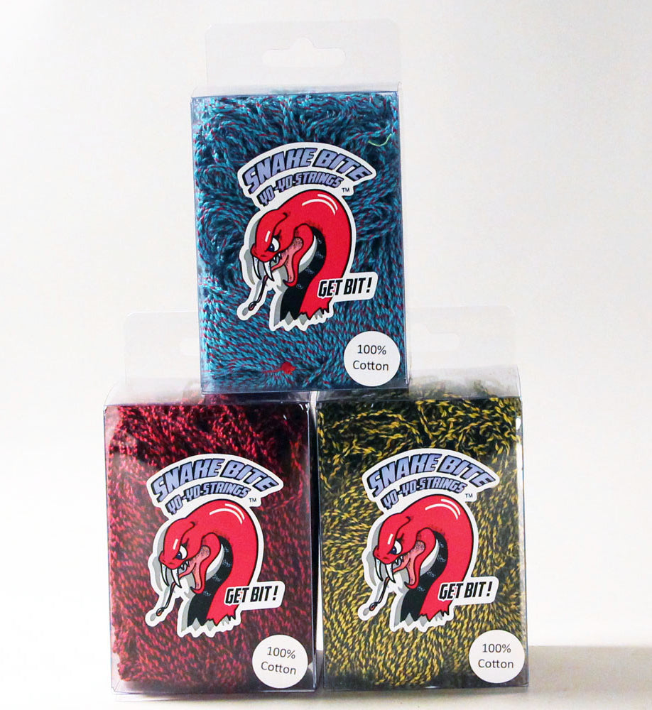 Snake Bite Yo-Yo Strings - 100% Cotton YoYo Strings - Snake Bite 100 Pack - YoYoSam