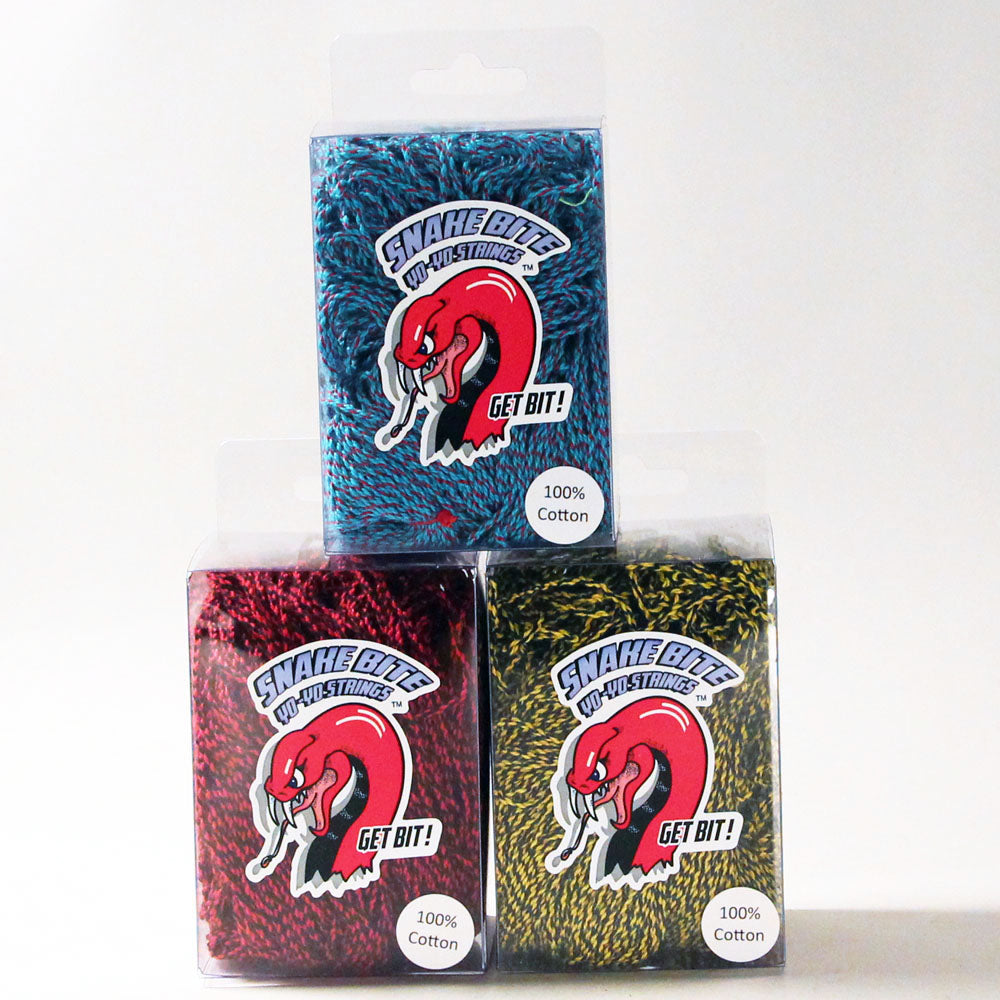Snake Bite Yo-Yo Strings - 100% Cotton YoYo Strings - Snake Bite 100 Pack - YoYoSam