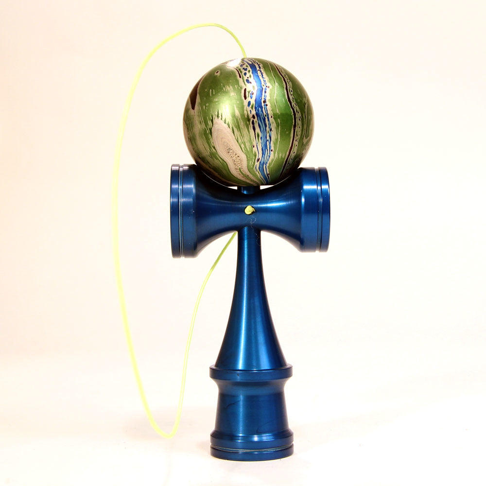 Bahama Kendama Amazing Aluminum Kendama - Annodize Solids and Splash - Comes in Wooden Box - YoYoSam