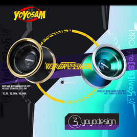 C3yoyodesign Progressiver Yo-Yo - Bi-Metal - High Performance YoYo
