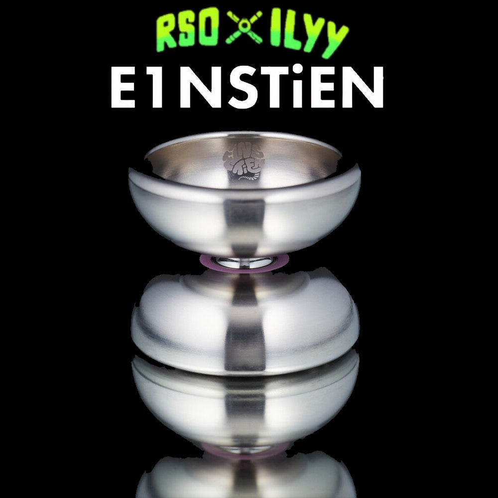 RSO x ILYY E1NSTiEN Yo-Yo- Undersized Titanium YoYo with Extras! Round Spinning Objects x I LOVE YOYO - YoYoSam