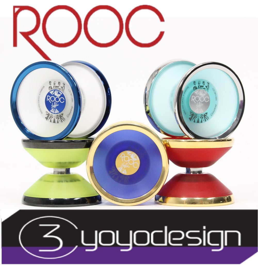 C3yoyodesign ROOC Yo-Yo - Polycarbonate Body with Stainless Steel Rim -  Shinya Kido Signature YoYo