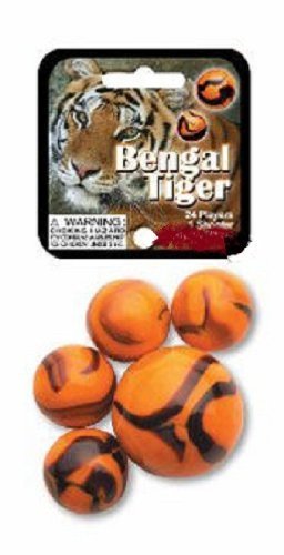 Mega Marbles Themed Marbles- 24 Player Marbles (5/8'') - 1 Shooter (1'')- - YoYoSam