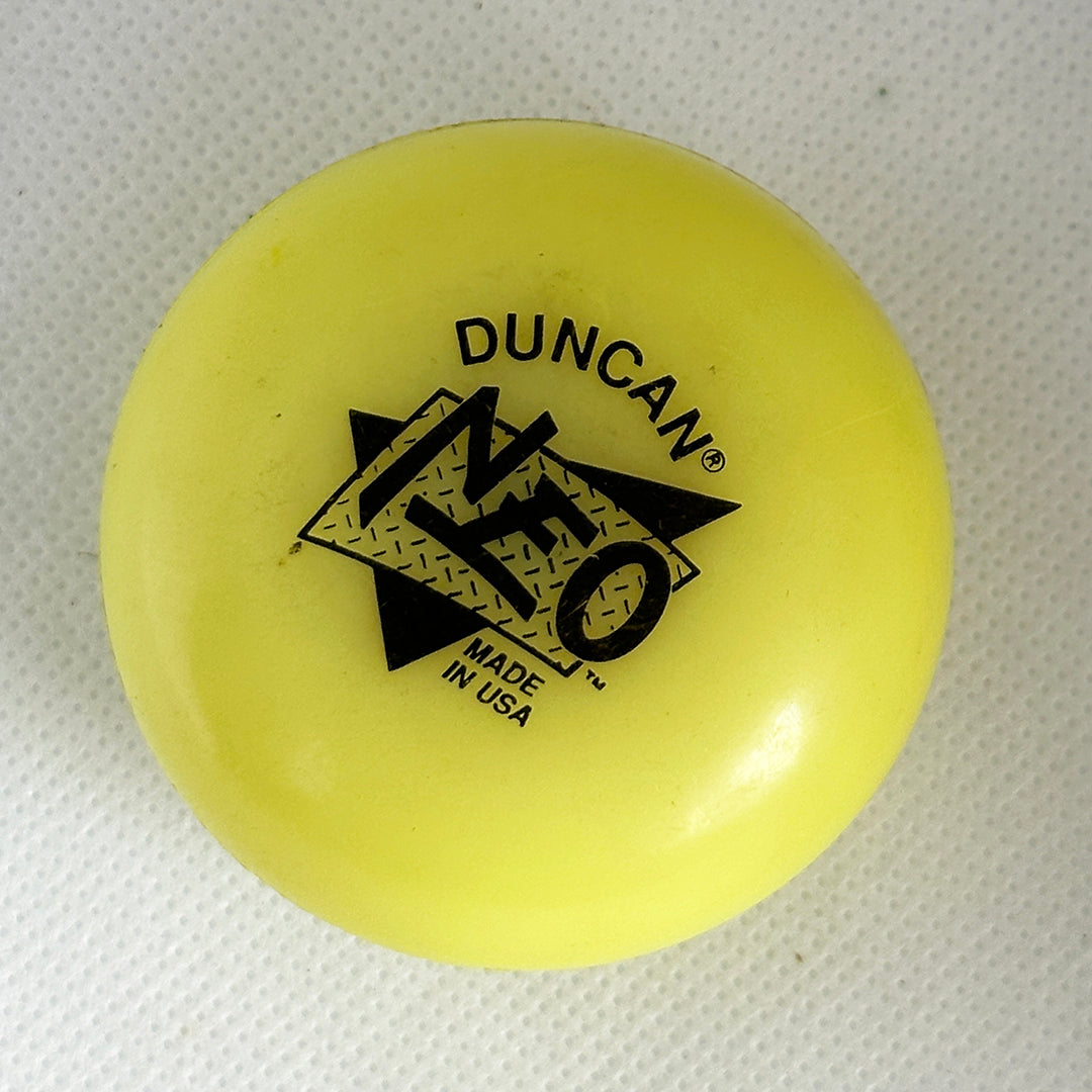 Vintage Duncan Yellow Neo Plastic Yo-Yos - Made in USA 90s
