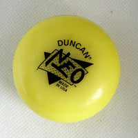 Vintage Duncan Yellow Neo Plastic Yo-Yos - Made in USA 90s Flambeau Promo Very Good Condition