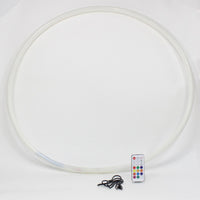 Zeekio 24" Rechargable LED Hoop with Remote - Flow Toy - Multi Color - Collapsible
