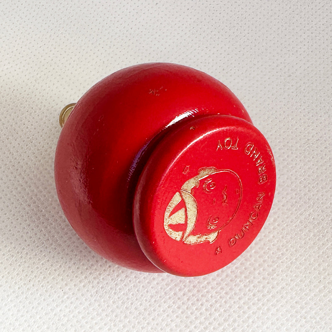 Vintage Duncan wooden Spin Top - Red - 50s – YoYoSam