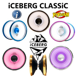 OPEN BOX/ B-GRADE - iYoYo iCEBERG CLASSiC Yo-Yo- Precision Machined Polycarbonate Core Combined with Stainless Steel Weight Rings