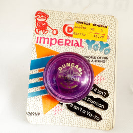 Vintage Duncan Fluer-de-lis Imperial Yo-Yo -Purple- NIP -Made in USA Never opened