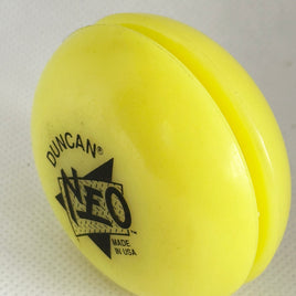 Vintage Duncan Yellow Neo Plastic Yo-Yos - Made in USA 90s Flambeau Promo Very Good Condition