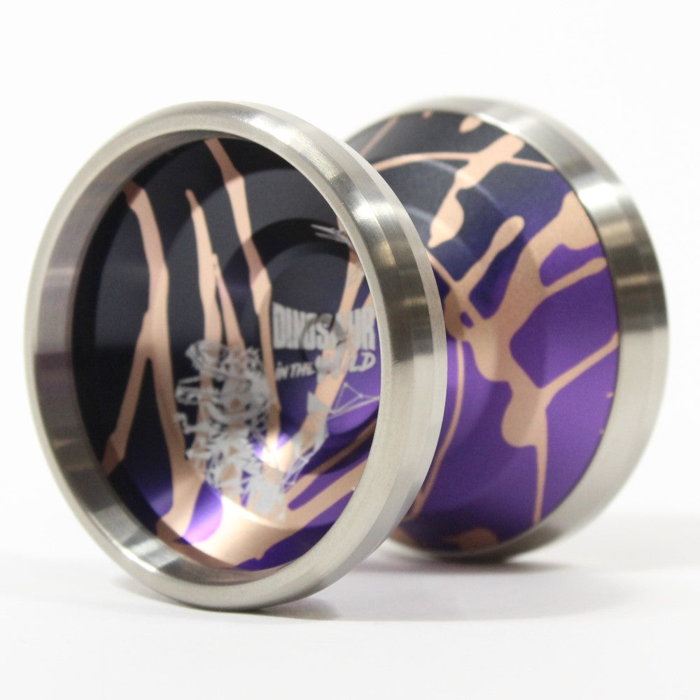 C3yoyodesign x W1LD Dinosaur in the Wild Yo-Yo - Bi-Metal