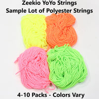 Zeekio Yo-Yo Strings - Sample Lot of Yo-Yo Strings -Polyester - 40 Strings - (Color Combinations Vary)